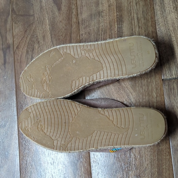 Ubuntu Handmade Suede Slip On Shoe 9.5 W - Picture 6 of 9